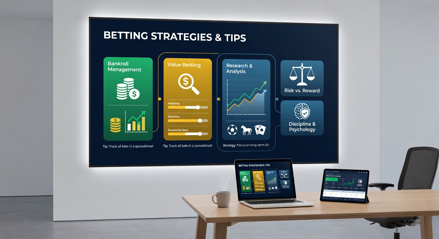 Digital dashboard displaying multiple betting odds comparisons on a laptop screen, highlighting line shopping in action