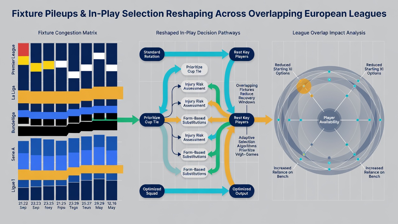 Data visualization of in-play betting adjustments during European fixture pileups