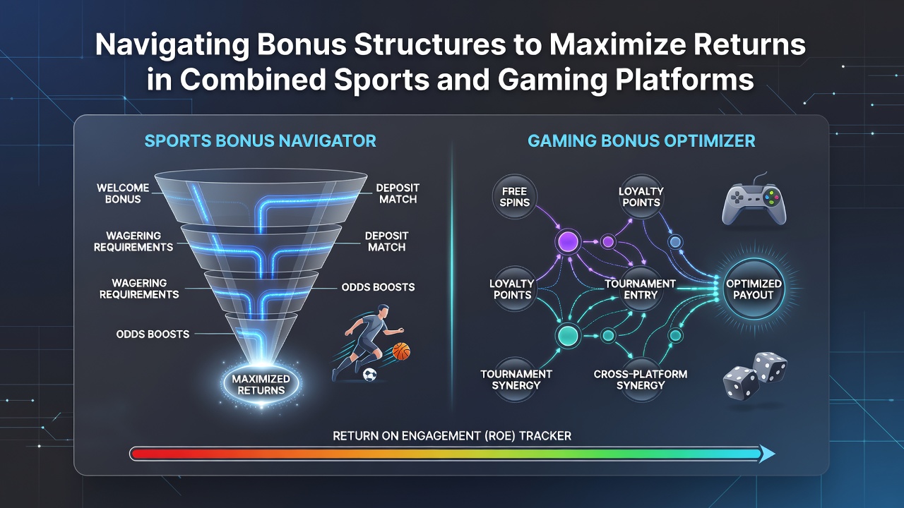 Detailed view of bonus tracking dashboard with sports and casino contribution meters