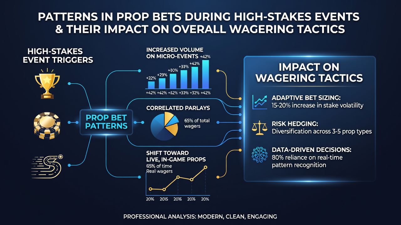 Chart illustrating prop bet volume changes and their effects on strategic wagering decisions